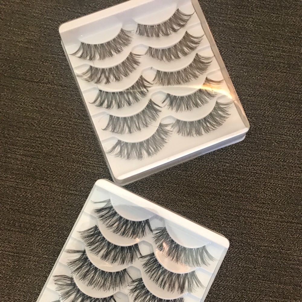 False eyelashes set of five pair/set